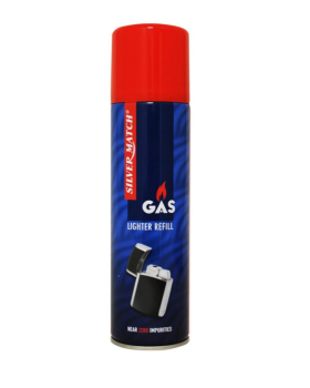 Gas Feuerzeuggas Silver Match 300ml